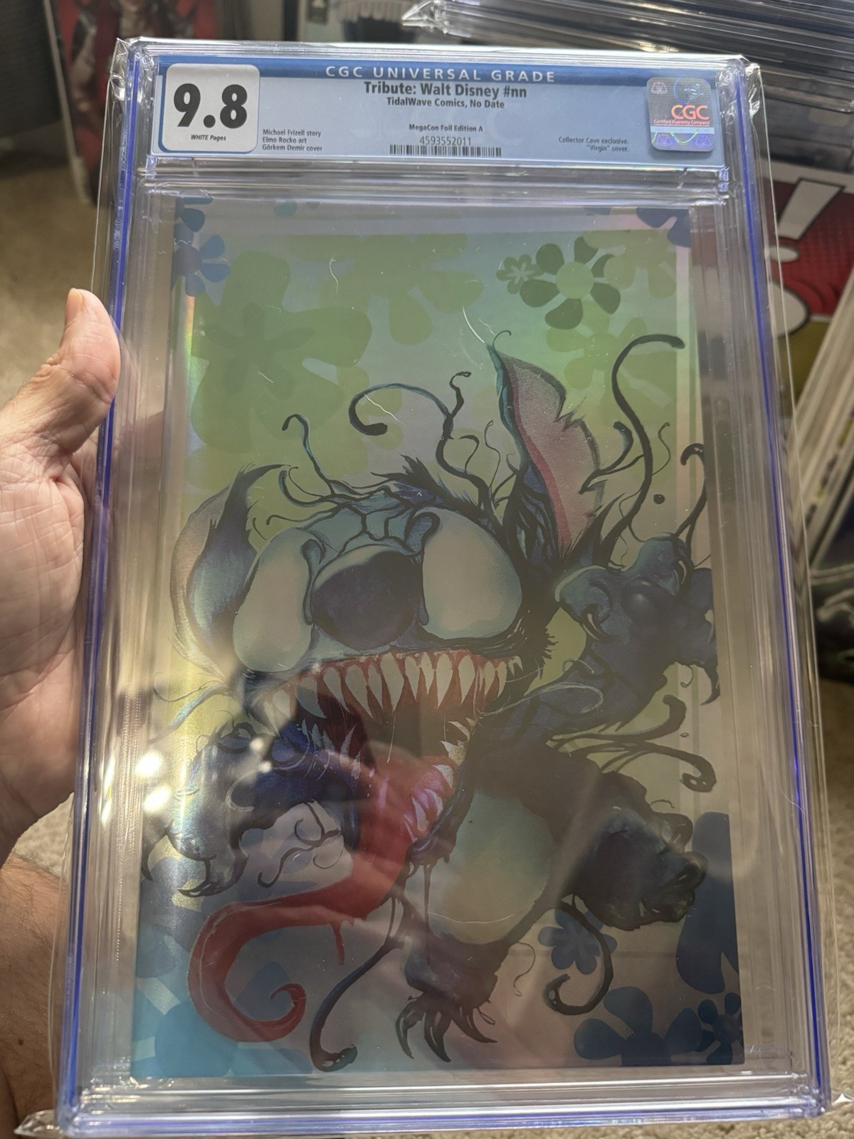 Gorkem Demir Venomized Stitch - Megacon Tribute Walt Disney Ltd 50 - CGC 9.8 CAO