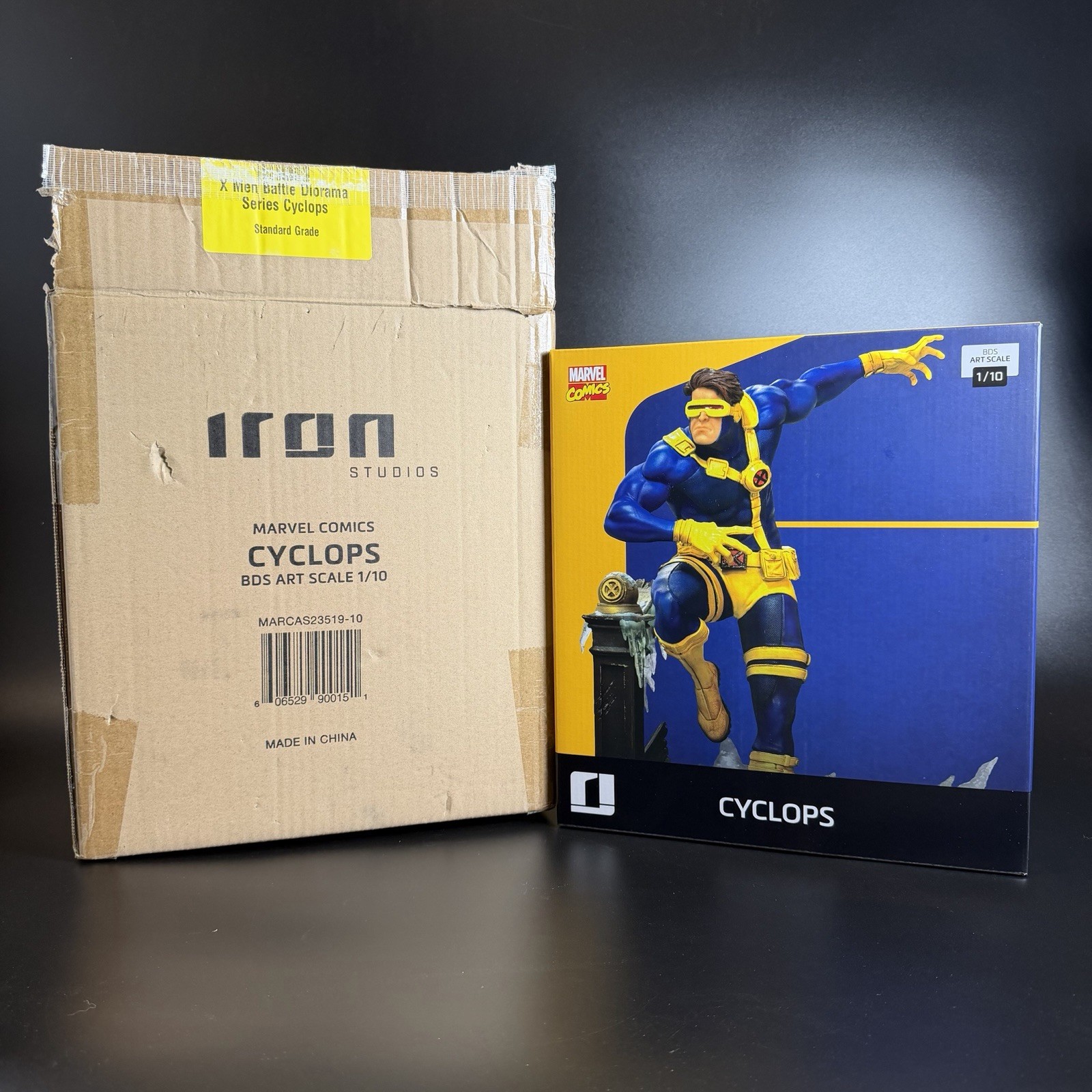 🔥1997 Marvel Iron Studios - Cyclops 1:10 Art Scale Statue - New W/ Shipping Box