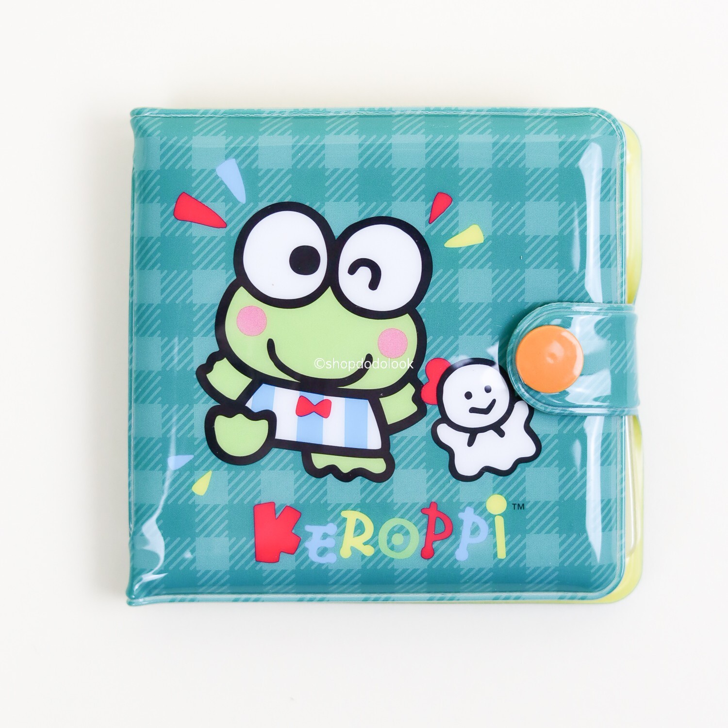 Kerokero Keroppi Retro Vinyl Wallet Japan Sanrio 3.5\