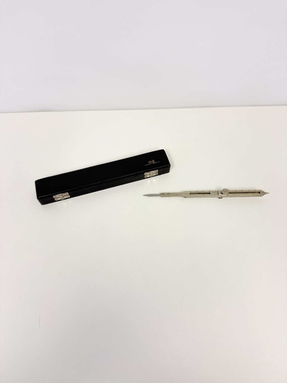 Vintage Keuffel Esser K&E Paragon Proportional Divider In Case 10