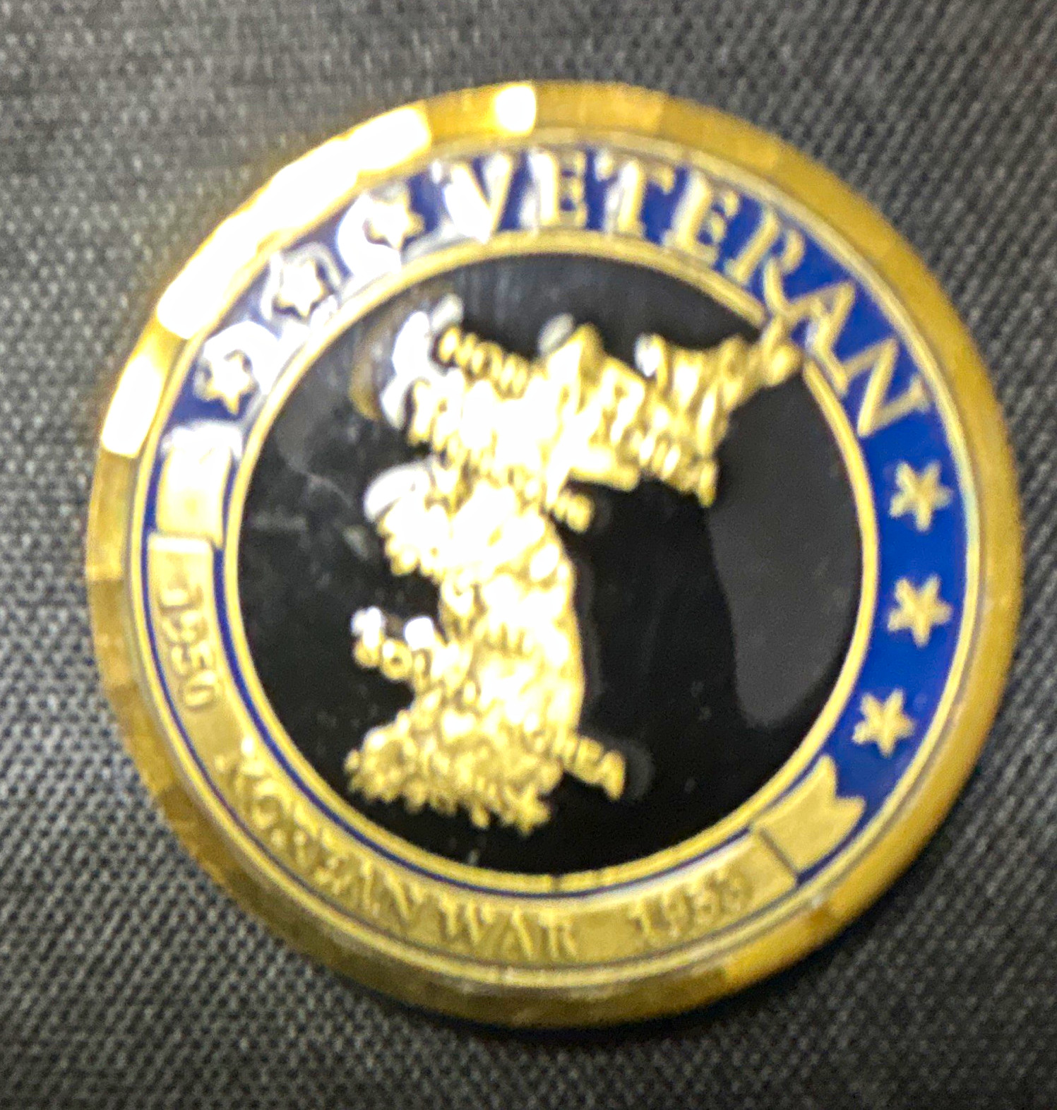 Korean War 1950-1953 Vietnam Veteran 1961-1975 Challenge Coin Militaria