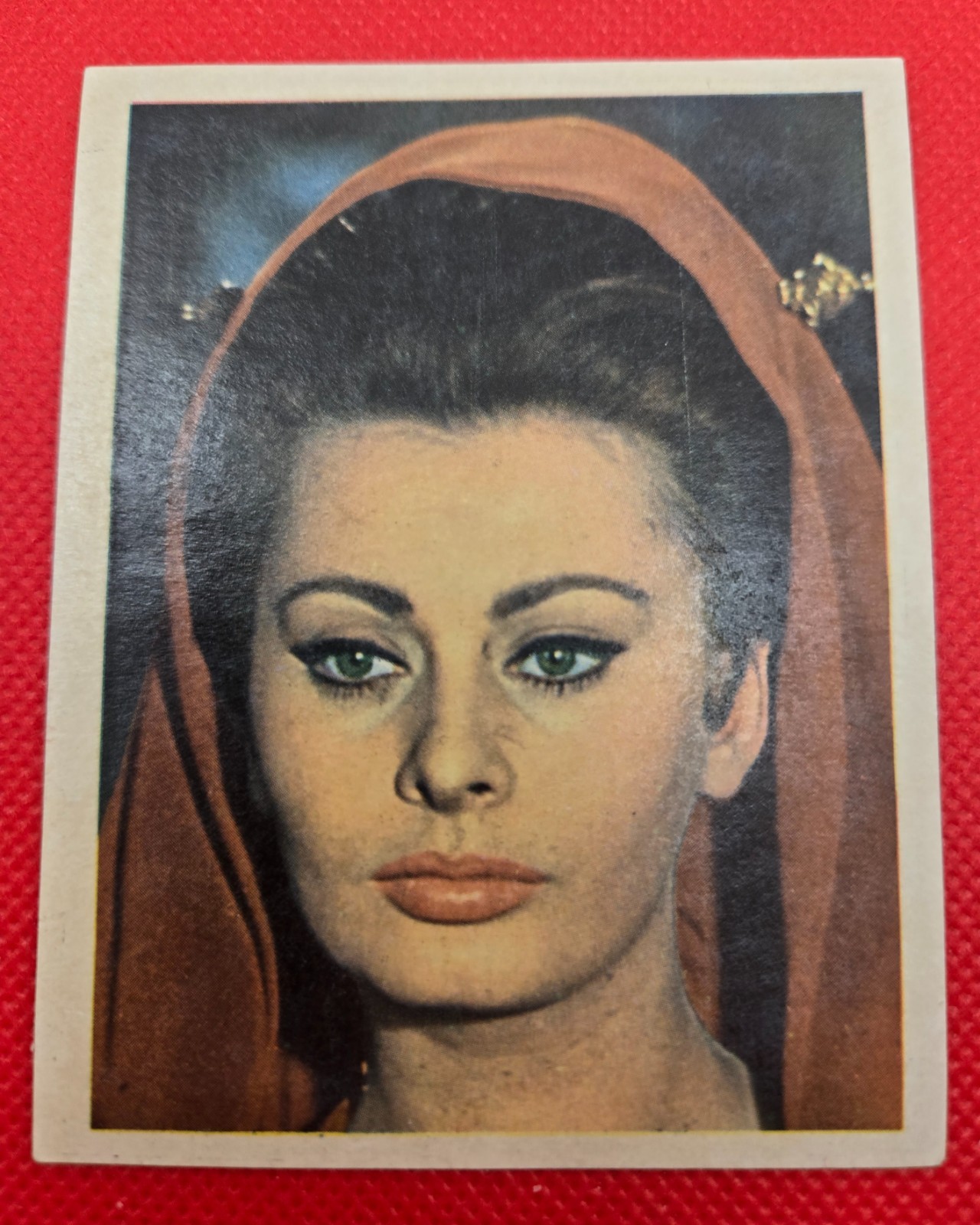 Sophia Loren Portuguese Film Card #108 Vintage Cromo Lisboa Portugal