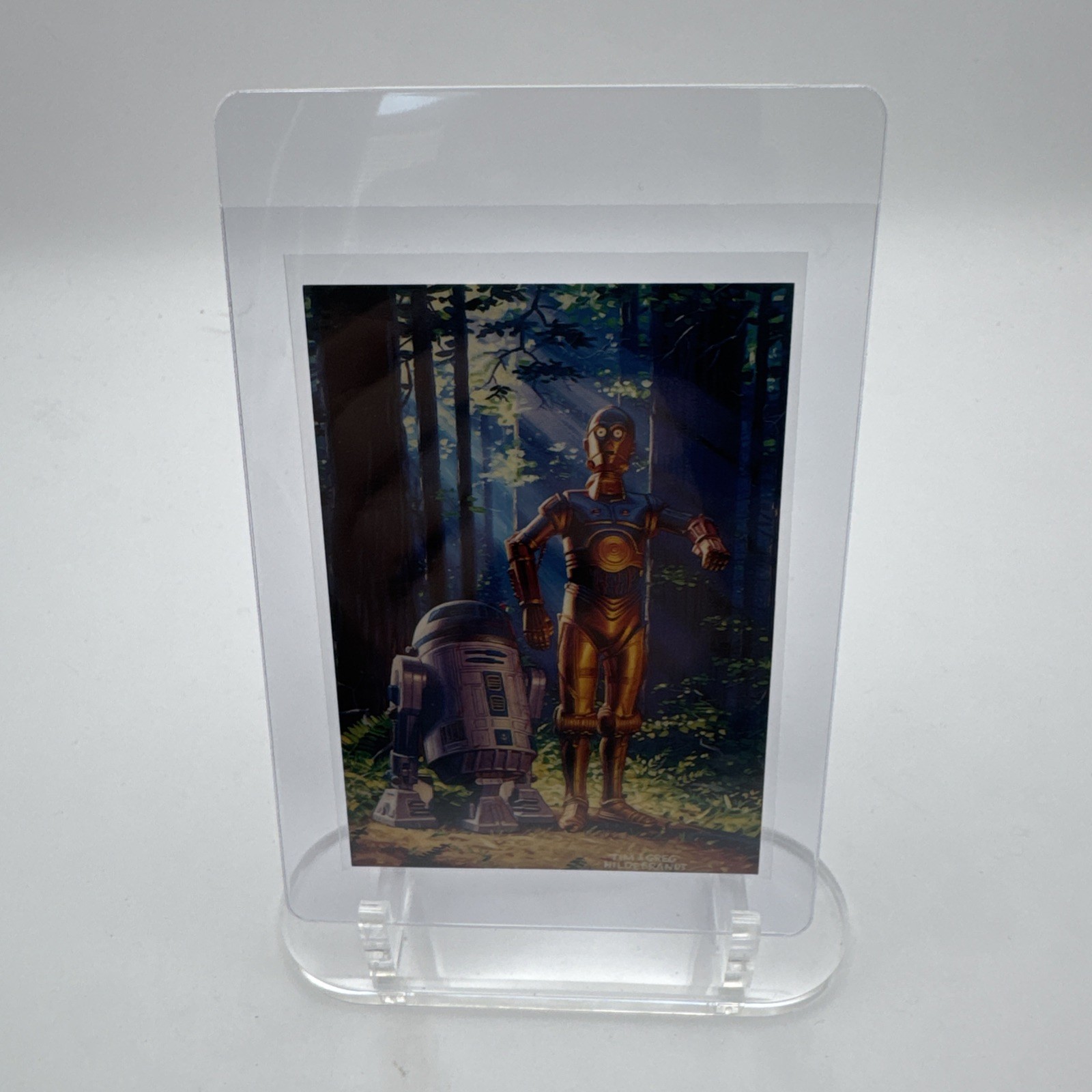 STAR WARS 1997 TOPPS SHADOWS OF THE EMPIRE SOTE #76 R2-D2 C-3PO FOIL INSERT CARD