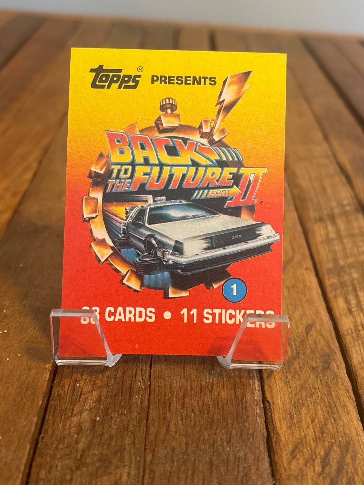1989 Topps Back To The Future Part II Complete Trading Card Set 88 + 11 Stickers