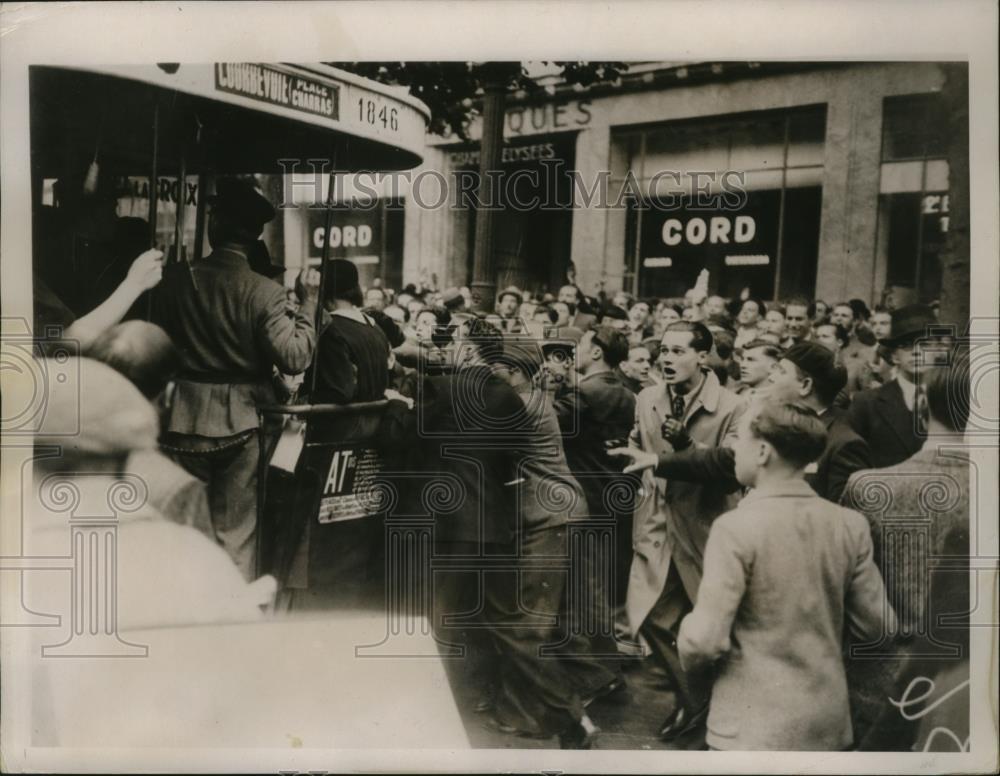 1936 Press Photo Young Members of The Croix De Feu French Fascist Organization