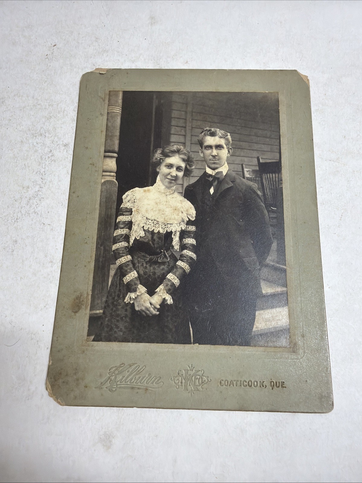 Antique Victorian Cabinet Card - J. Shields Dunbar - Vintage Photo Antique Victorian Cabinet Card - J. Shields Dunbar - Vintage Photo