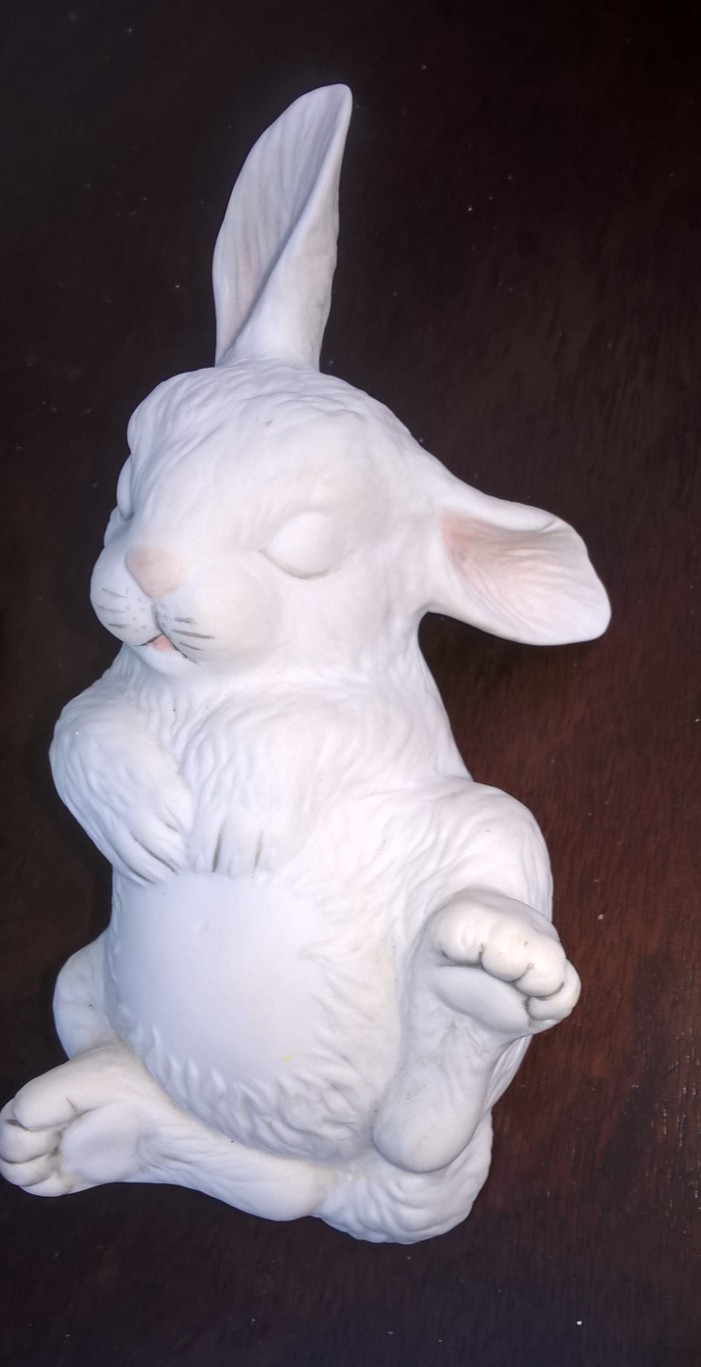 Boehm  Sleeping Newborn Baby Bunny Excellent Condition