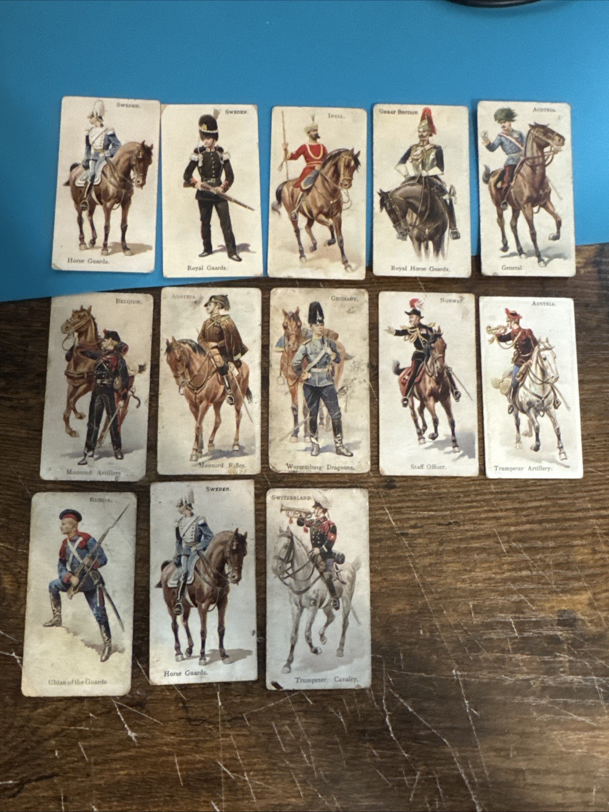 1902 WILLS (AUS) *SOLDIERS OF THE WORLD* PART 50 CARD SET  12/50 +1 Dupe