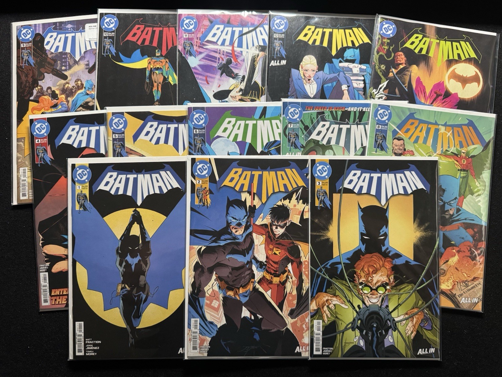 2025 DC Batman 1 2 3 4 5 6 7 8 9 10 11 12 13 Complete Run Set All 1st Print Lot