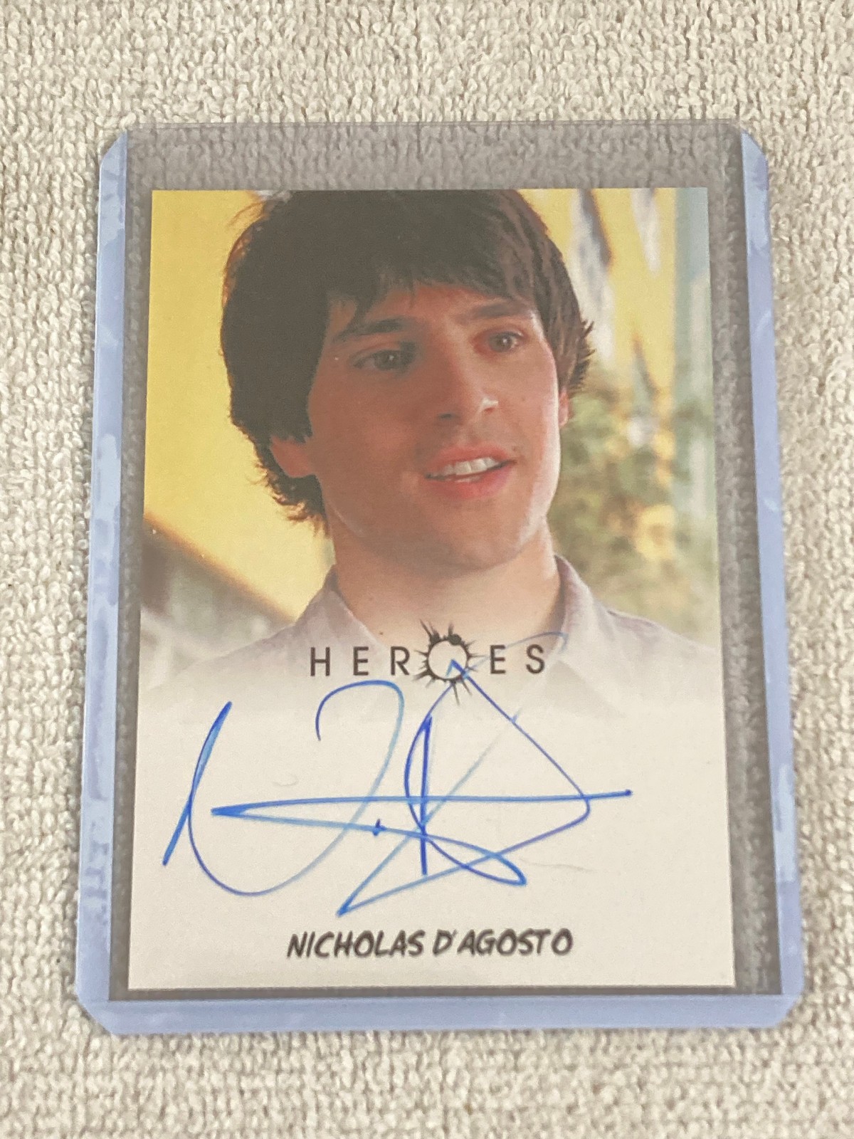 2010 Rittenhouse Heroes TV Show Autograph Card #Nicholas D\'Agosto NM