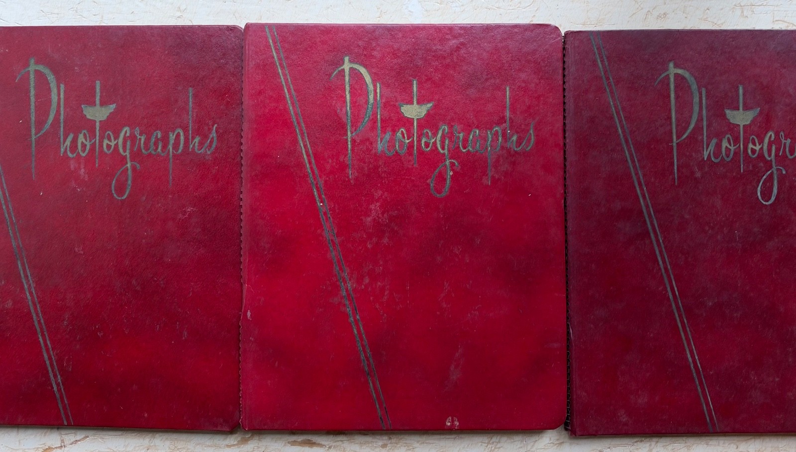 Bundle of 3 photo albums from the 1950's with some Negatives+ephemera Bundle of 3 photo albums from the 1950's with some Negatives+ephemera