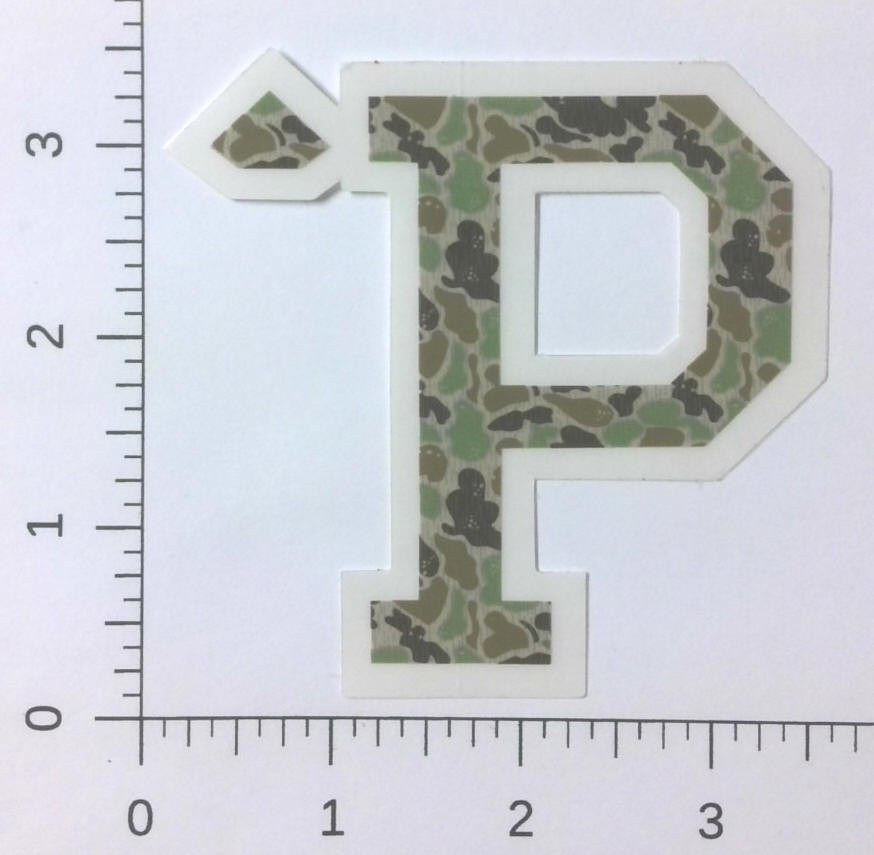 Primitive Skateboarding Camo Logo Skateboard Helmet Sticker Decal