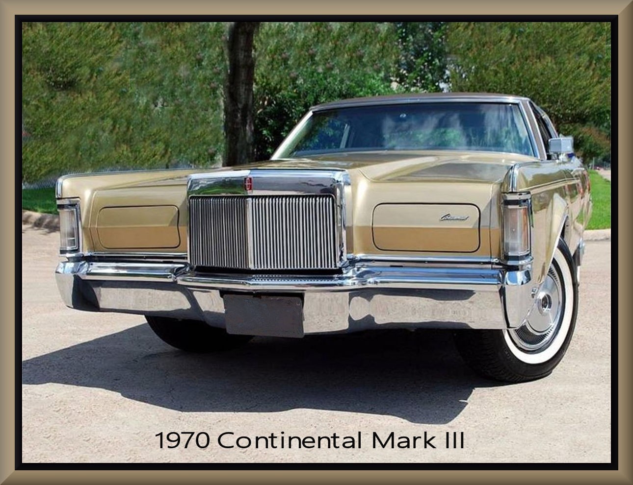 1970 Lincoln Continental Mark III, Toolbox - Refrigerator Magnet, 42 MIL