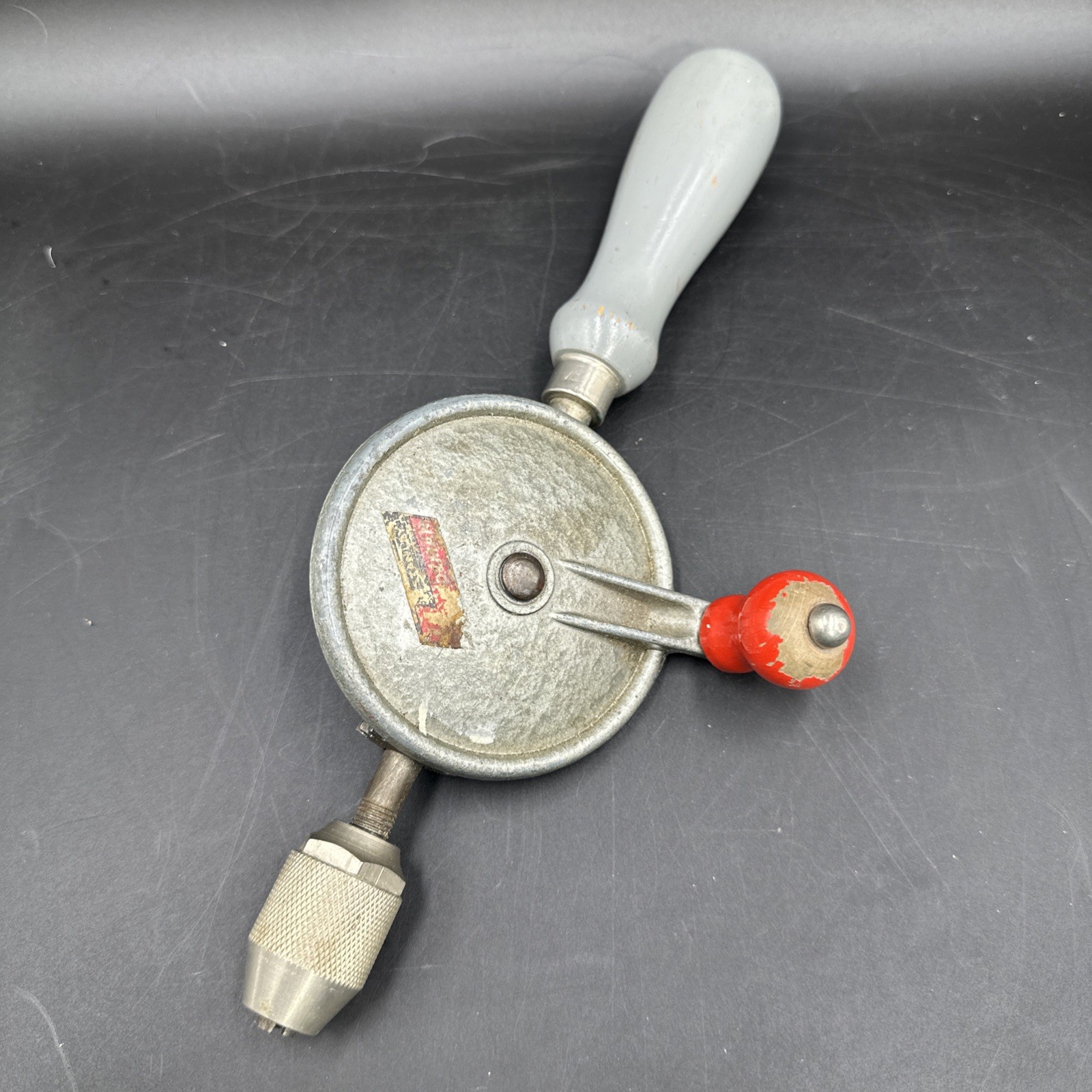 Stanley Handyman No. H1214 Egg Beater Drill. SMOOTH OPERATION.