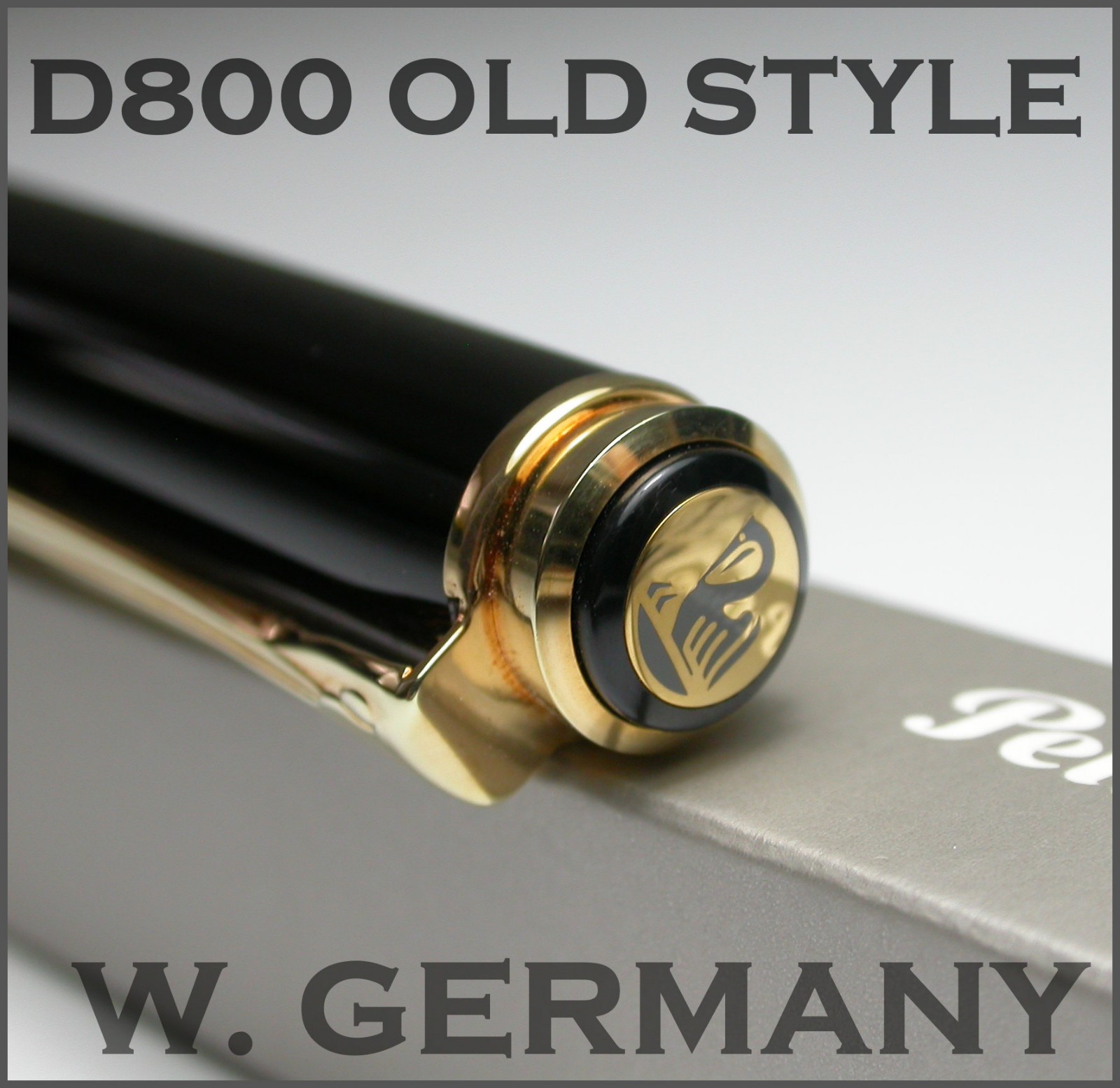 PELIKAN D800 OLD STYLE W. GERMANY BLACK PENCIL VINTAGE NOS FOR M800 FOUNTAIN PEN