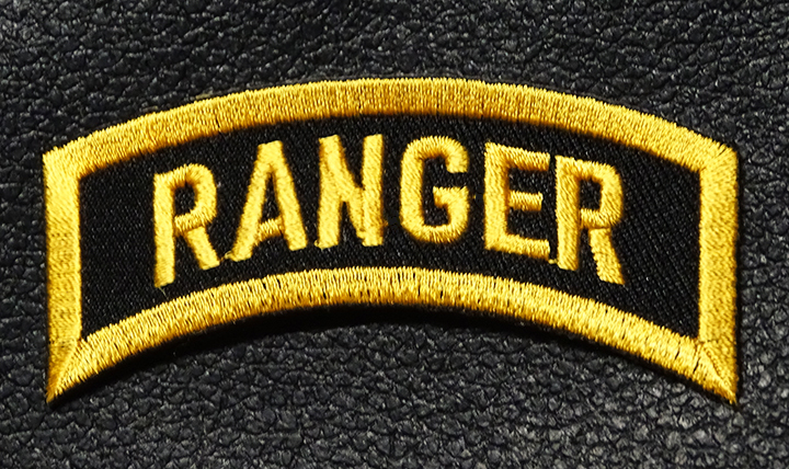 ARMY RANGER TAB ROCKER TAB ROCKER IRON ON  PATCH 