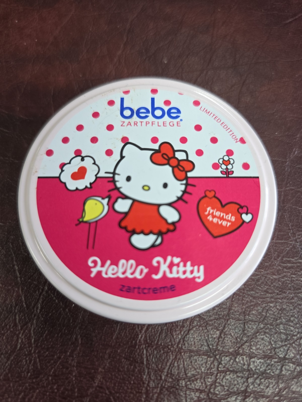 Vintage Bebe Zartpflege Hello Kitty Limited Edition Tin Vintage Bebe Zartpflege Hello Kitty Limited Edition Tin