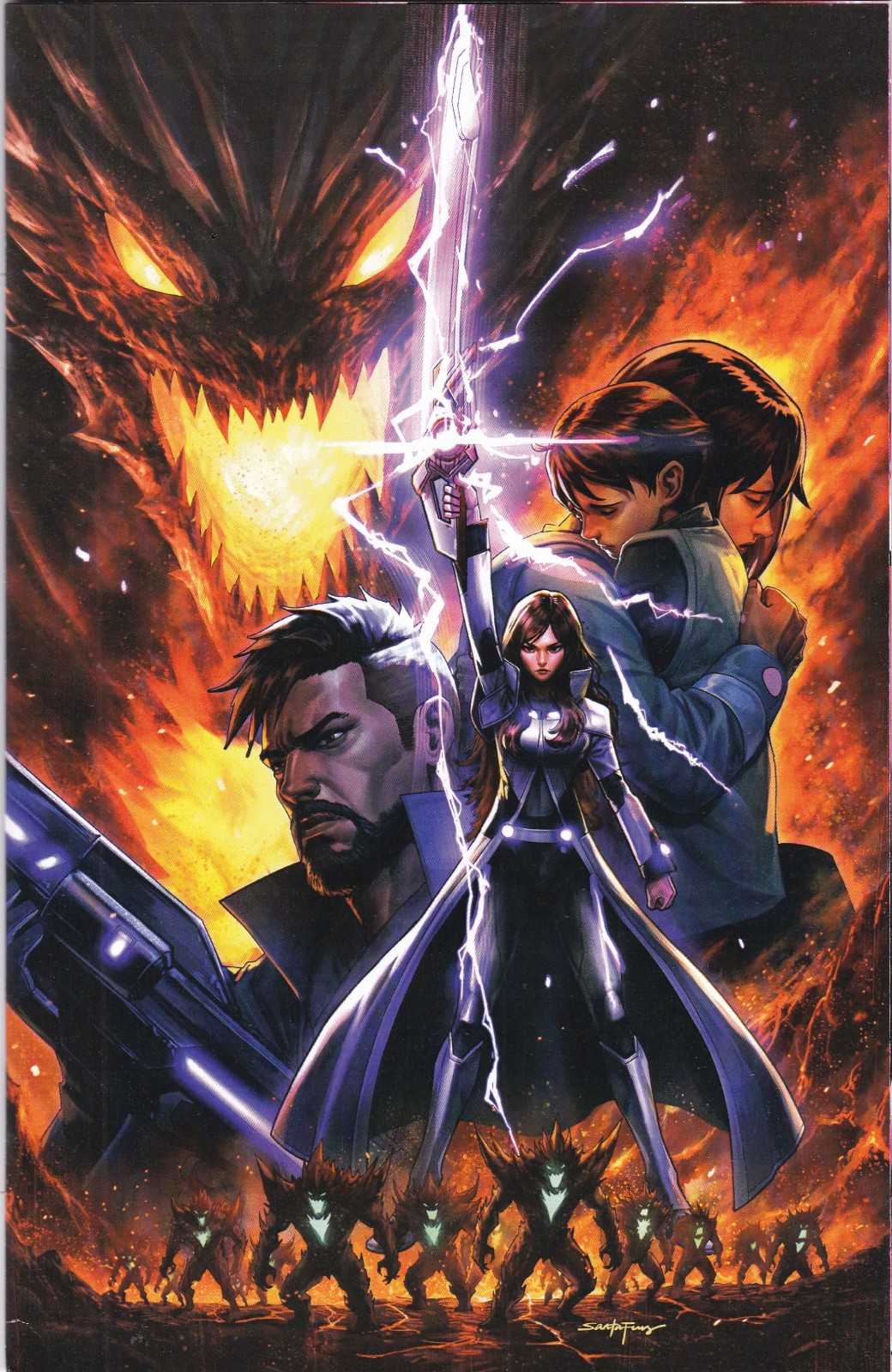 NIFE WARS #1 NEAR MINT SANTA FUNG VIRGIN COVER #B FAN EXPO DALLAS SOLD OUT 2026