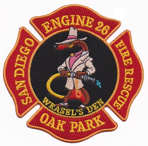 San Diego Engine 26 Oak Park Fire Patch ,
