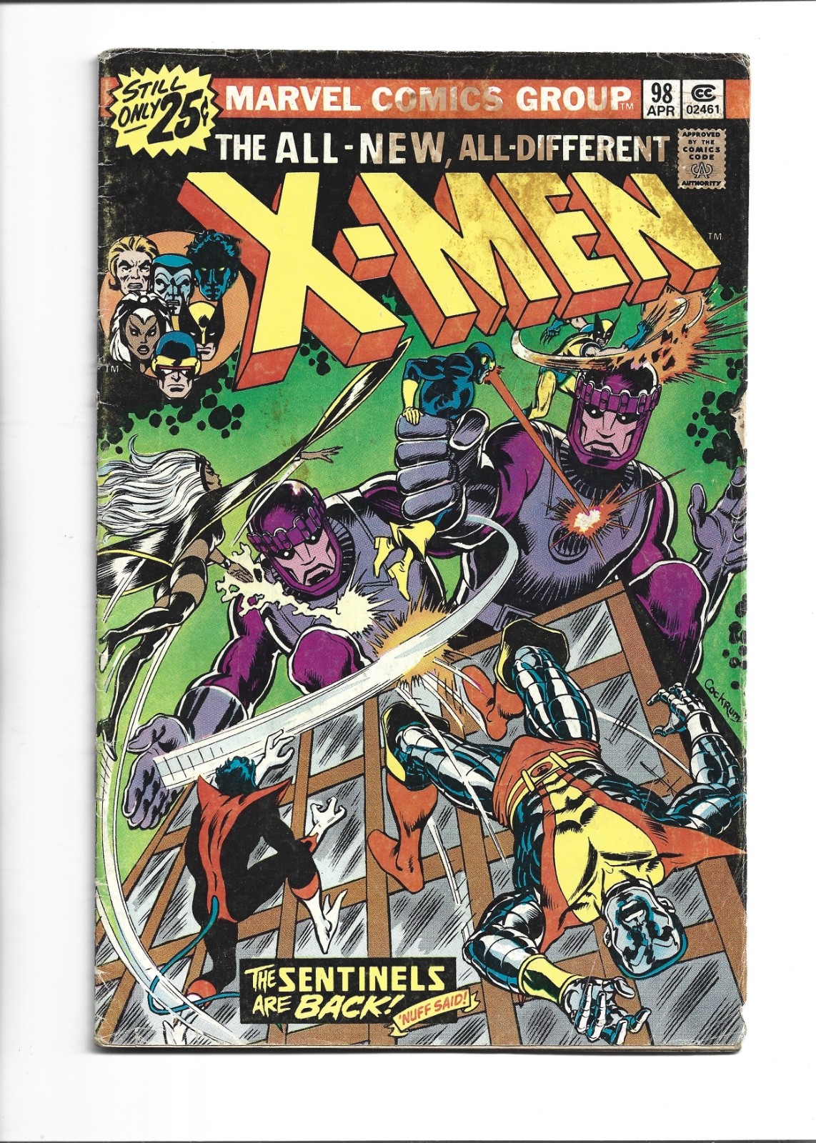 Uncanny X-Men #98, GD+ 2.5, 1st Amanda Sefton; Sentinels