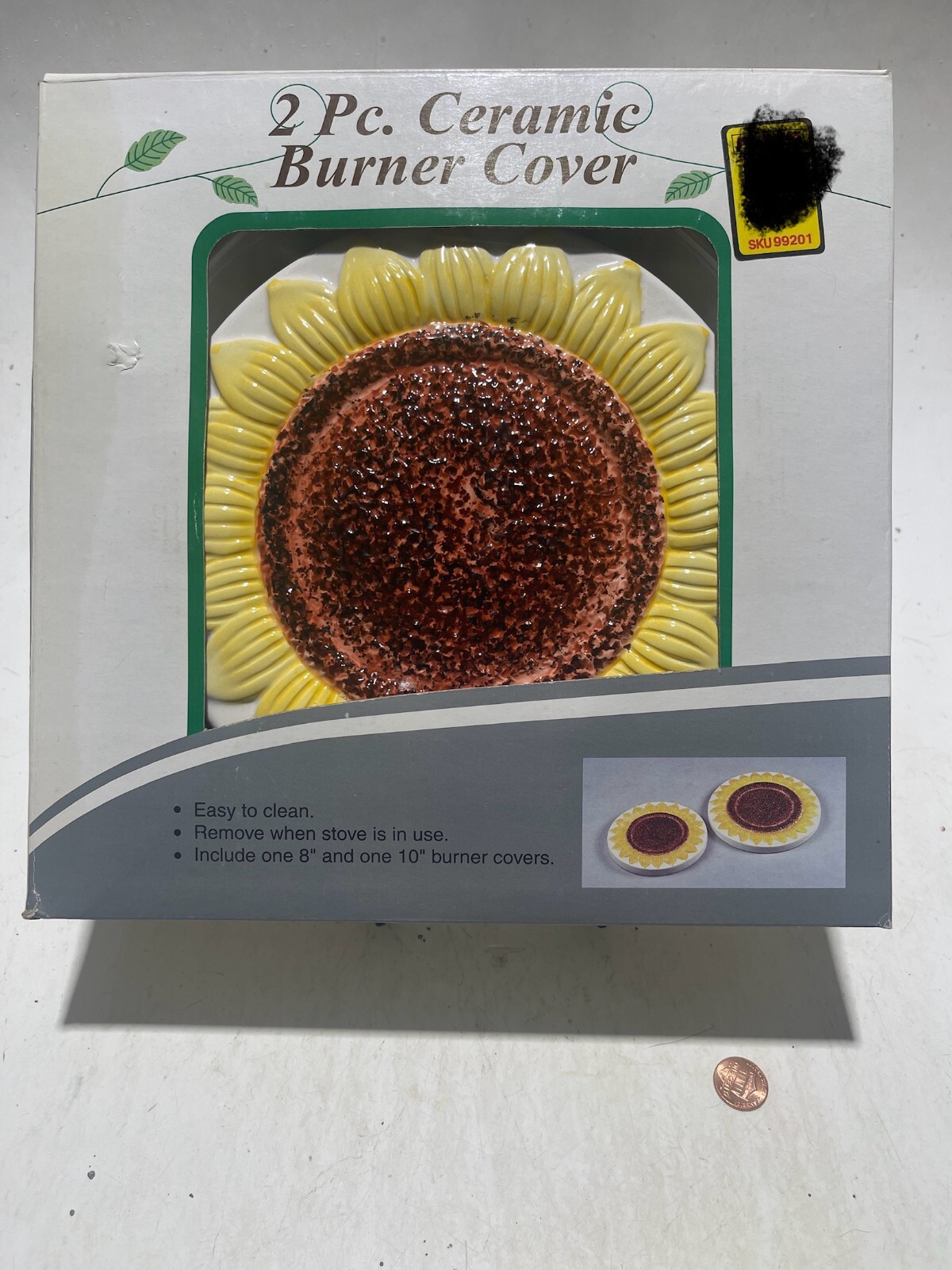 Ceramic Sunflower Burner Covers Or Wall Hangings