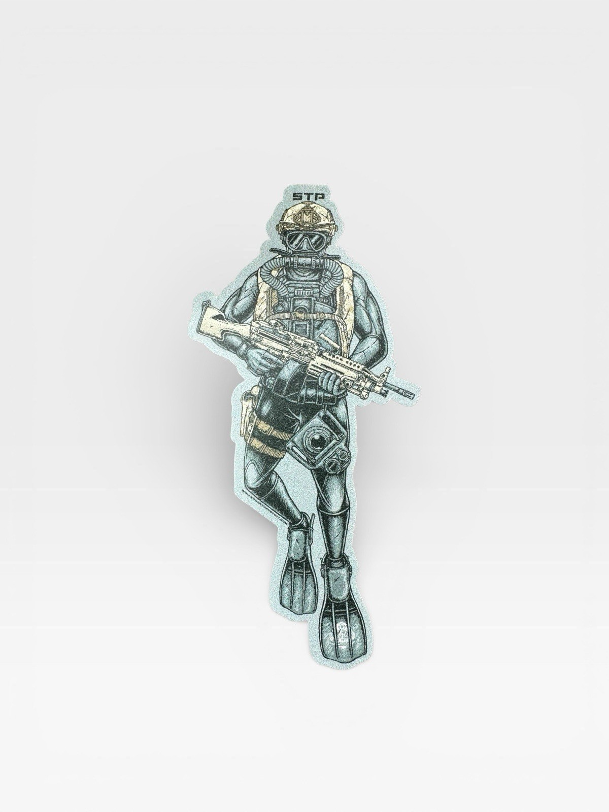 Sworn To Protect Combat Diver 2 Inch Sticker US Navy SEAL ST6 NSWDG