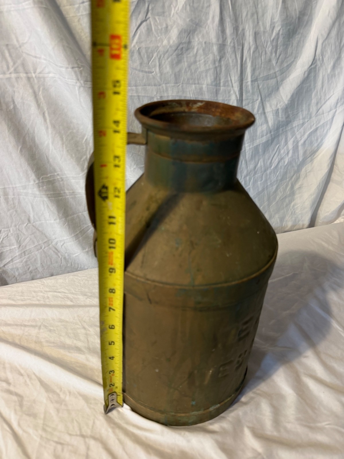 Vintage Metal Milk Jug Creamery Can