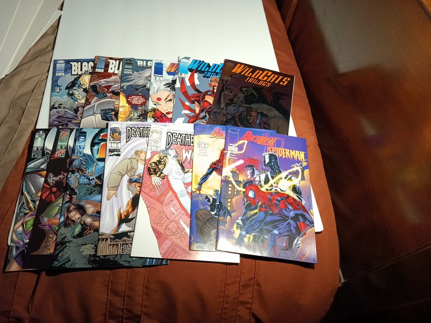 5 Image Comics Mini Series Lot 1996 Backlash Spiderman 1,2 Deathblow Wolverine 1