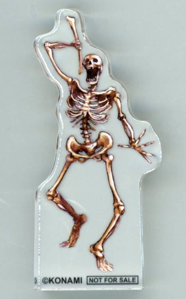 Skeleton Original Acrylic Block PS4 Switch Castlevania Advance Collection 3D