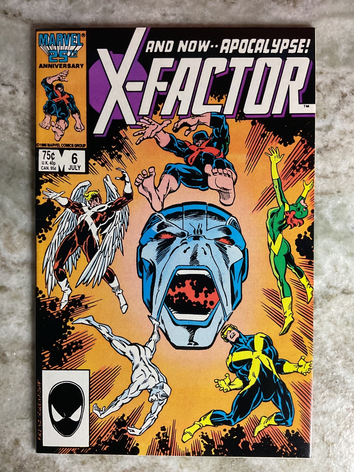 X-Factor #6 Marvel Comics First Full Appearance Of Apocalypse