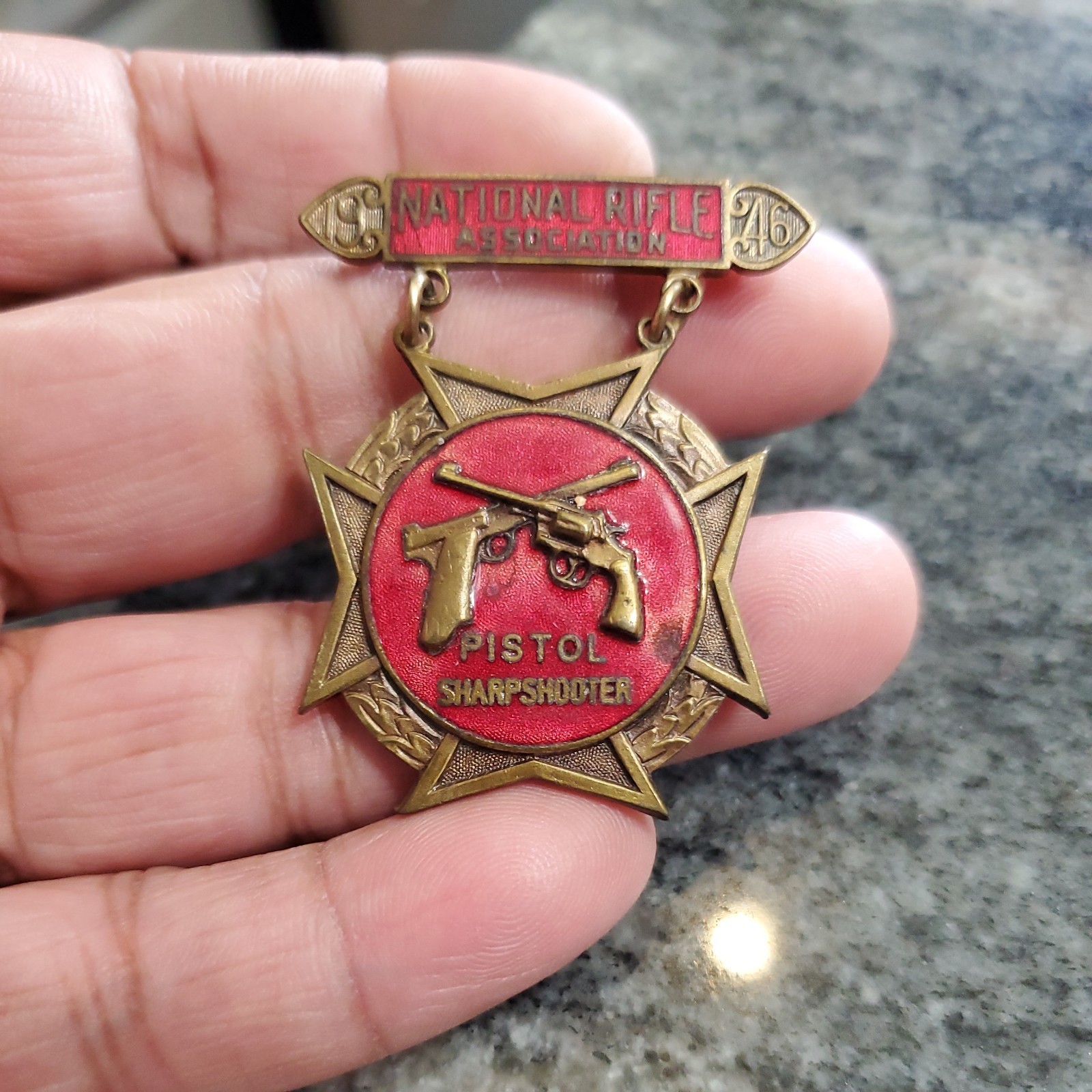 Pistol Sharpshooter Lapel Pin