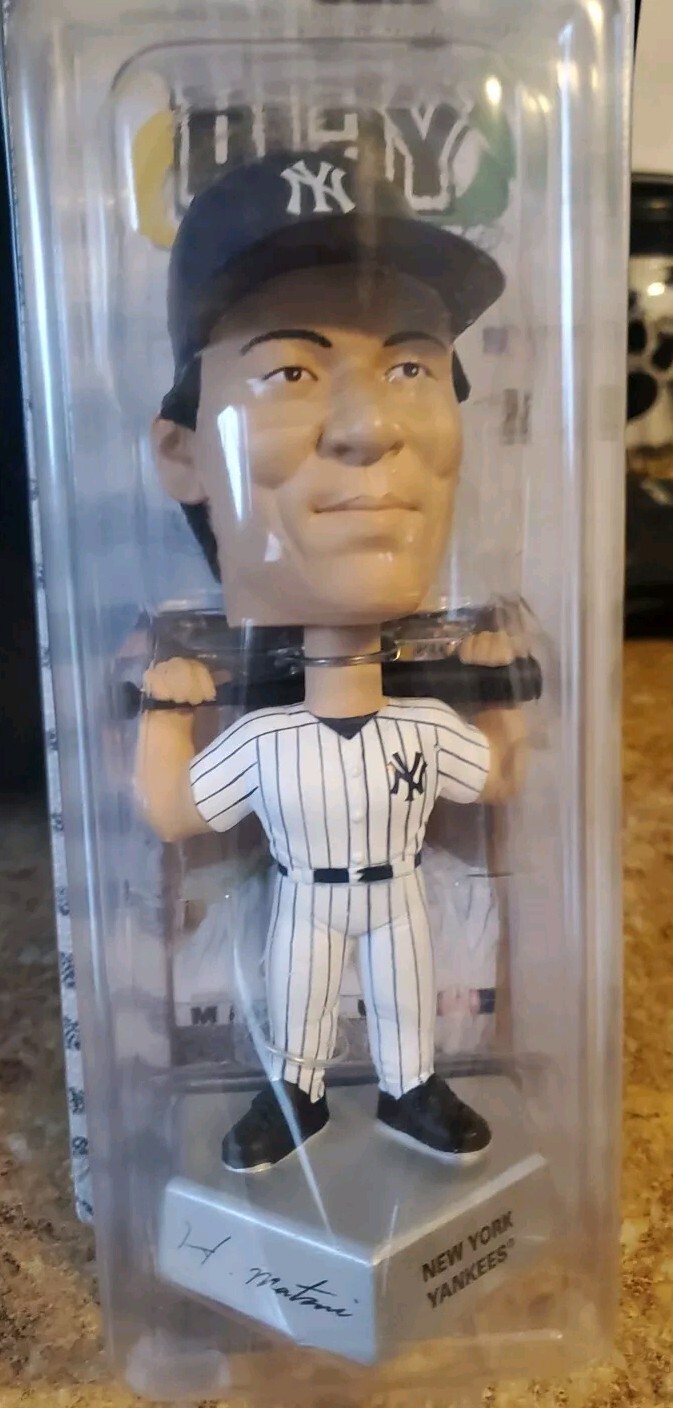 Hideki Matsui Rookie 2003 UD Mlb Edition Play Makers Bobble Head NIB NY Yankees