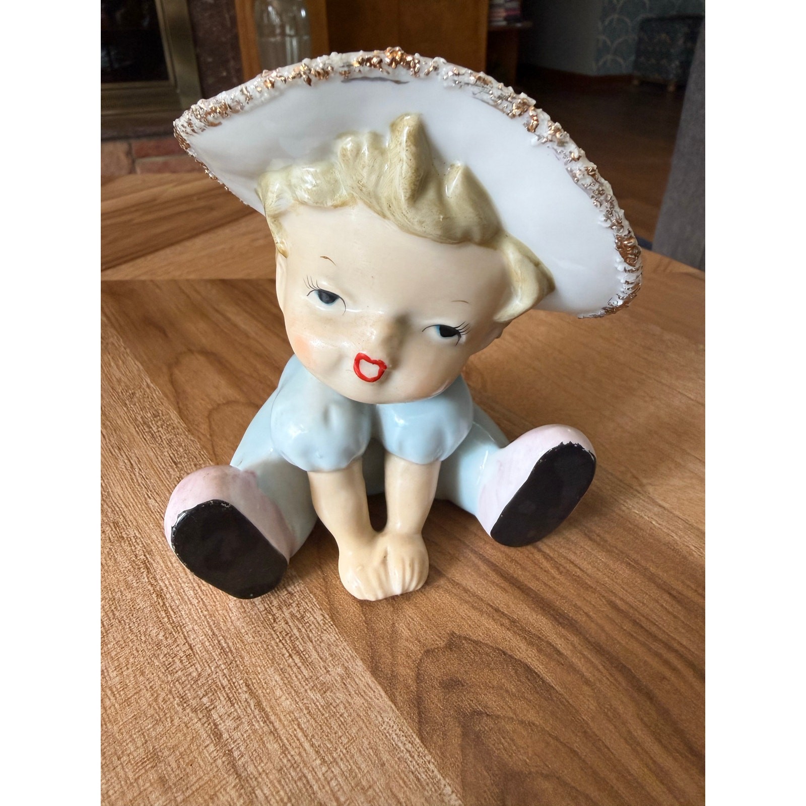 1950's Little Girl Head Vase Japan 1950's Little Girl Head Vase Japan