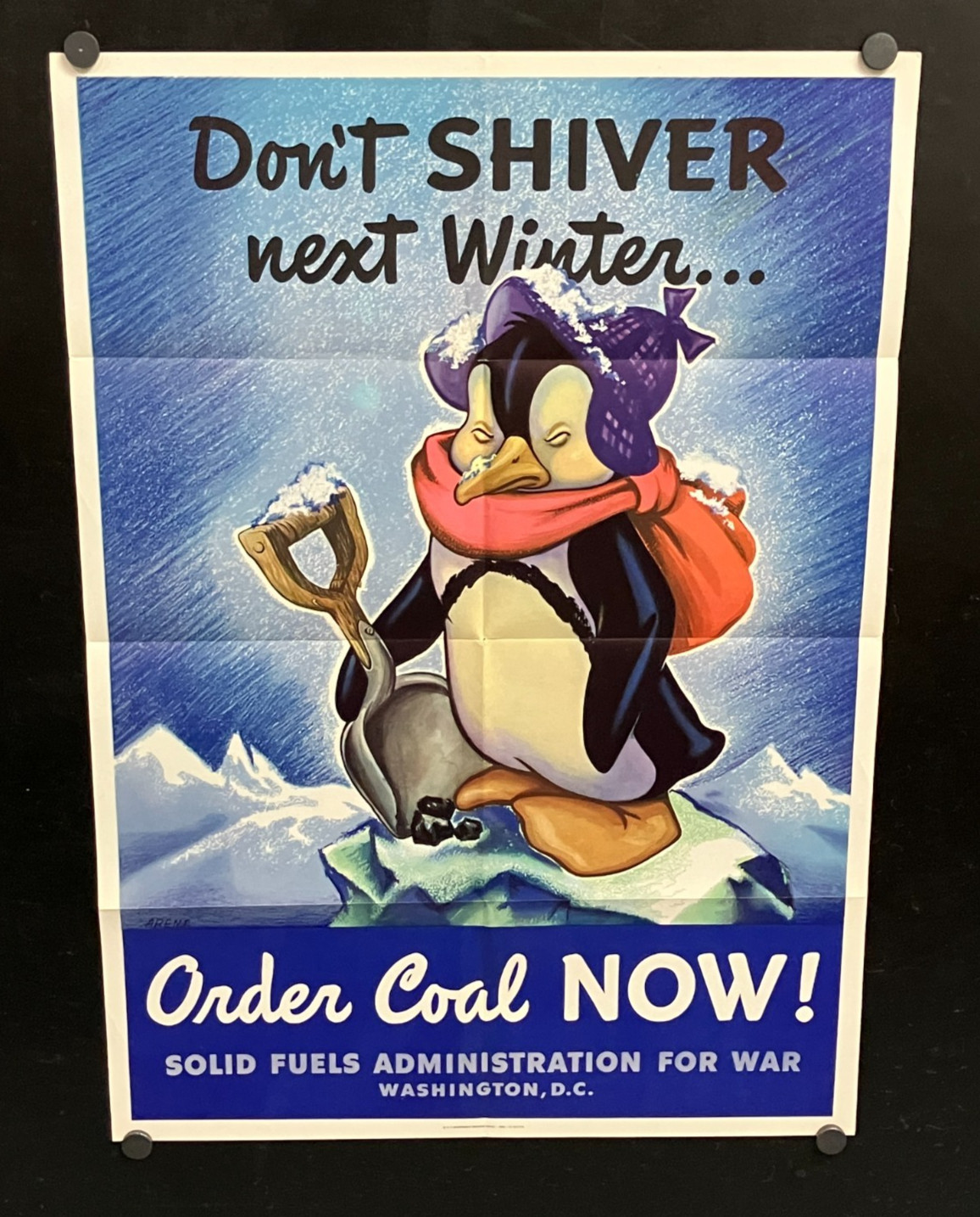 vintage WW2 Propaganda Poster \