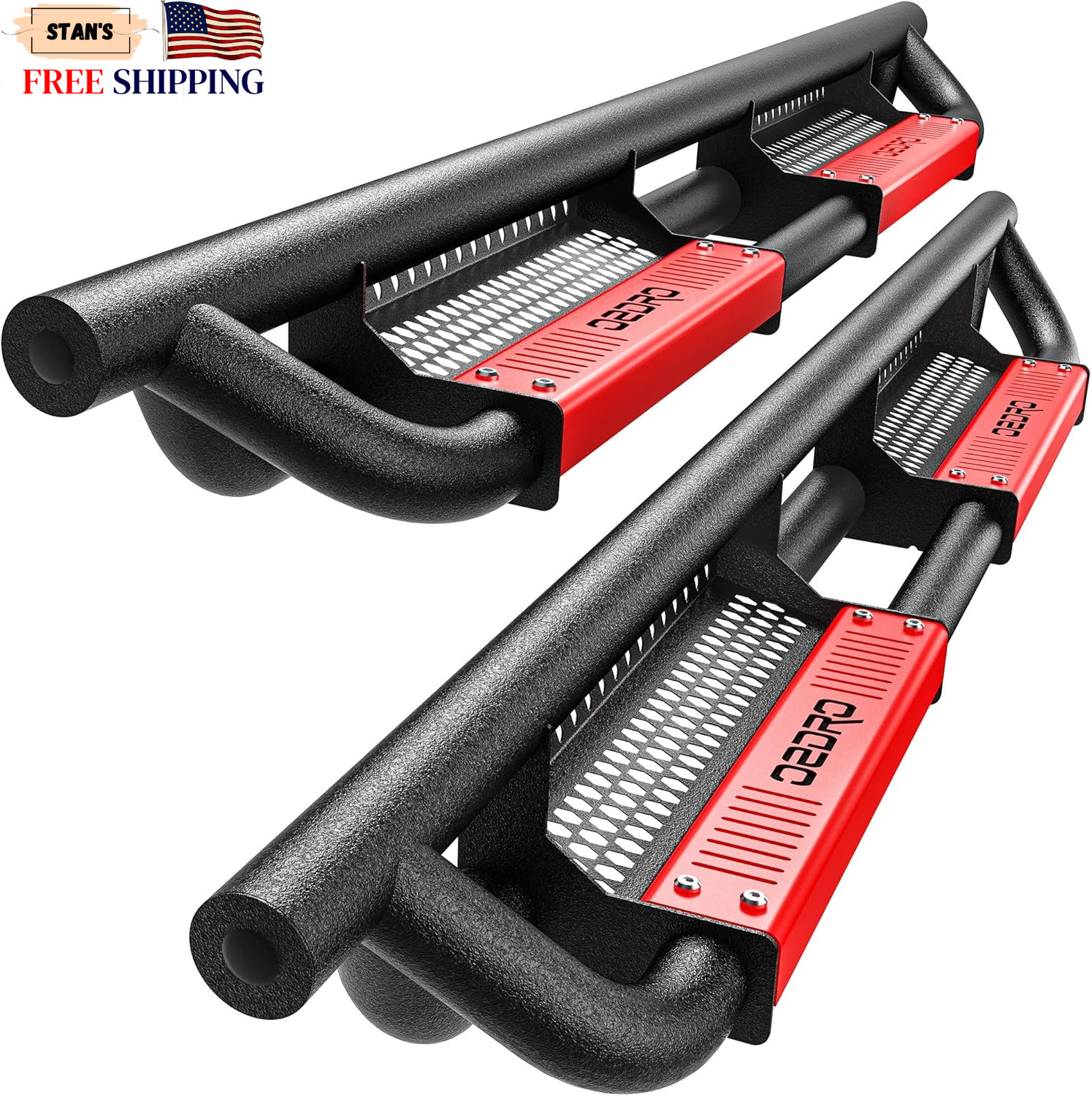 Running Boards Compatible with 2022-2026 Toyota Tundra Crewmax Cab Paintable Sid