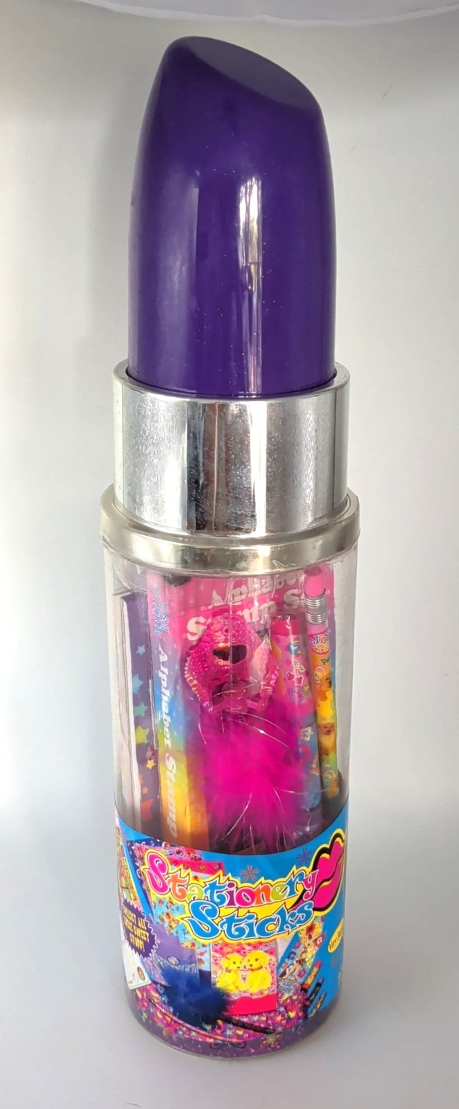 Sealed Vintage Lisa Frank Stationery Sticks Lipstick Container 
