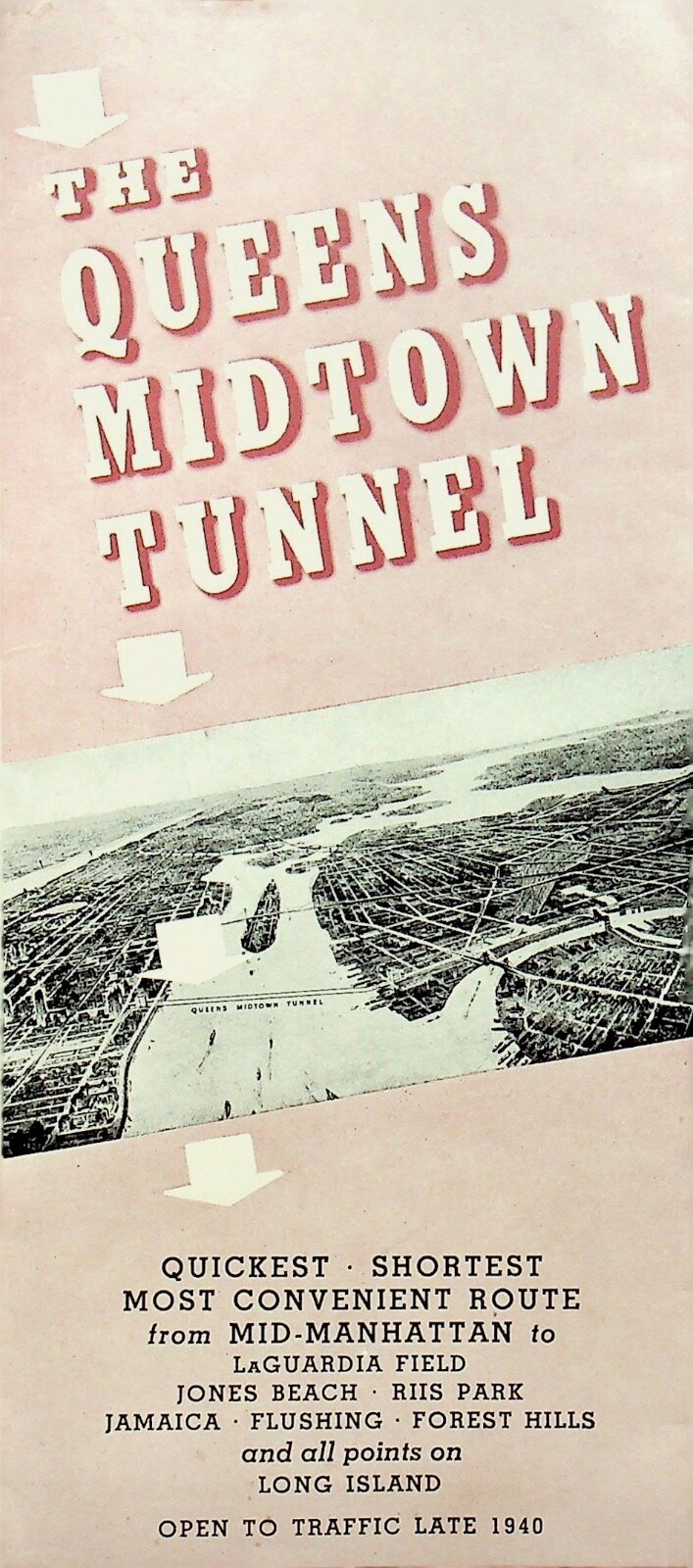 1940 The Queens Midtown Opening New York City Brochure  - E6M