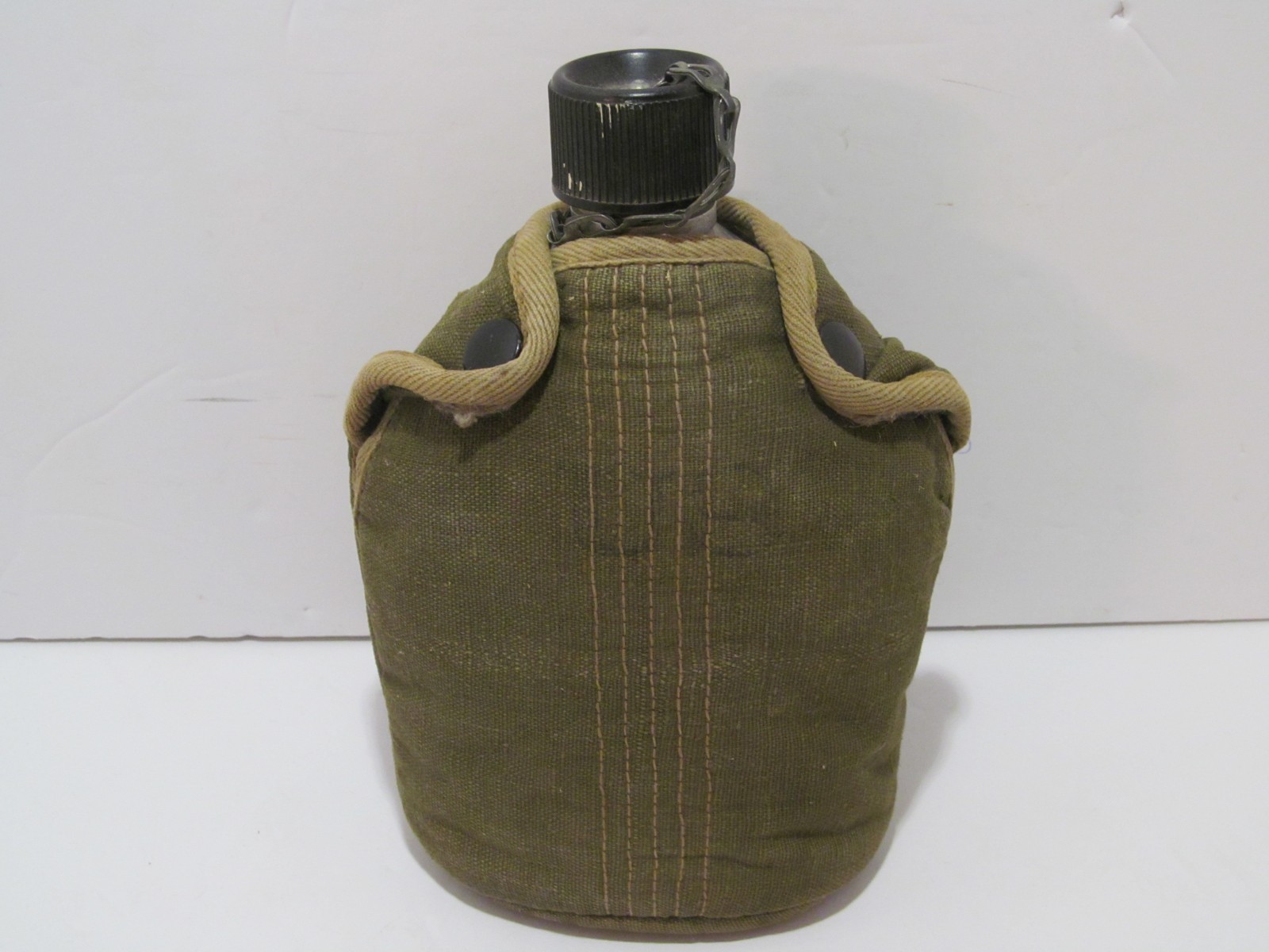 Vintage 1950\'s US Canteen w/ Insulated Canvas Carrier Pouch - Made In Japan