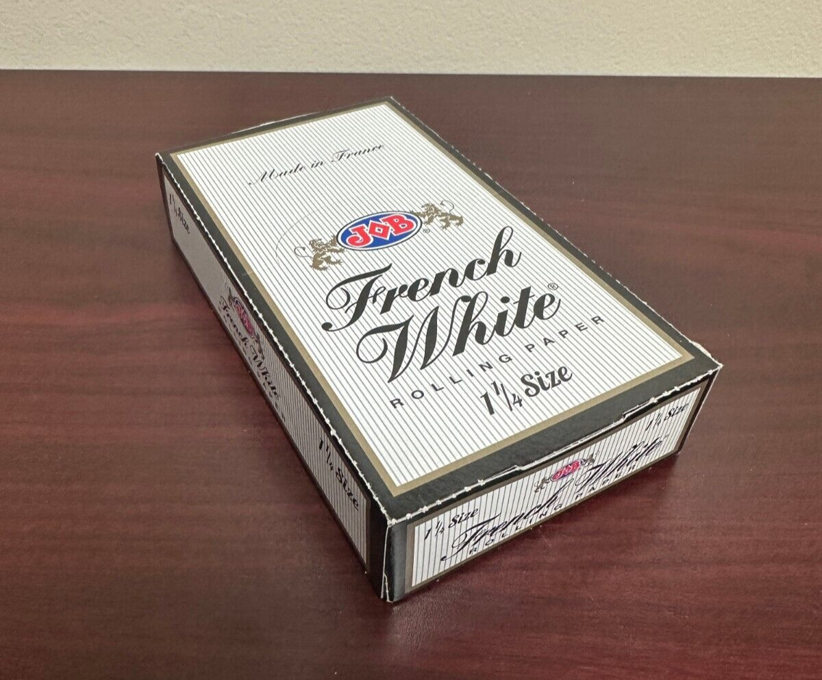 JOB French White 1 1/4 Papers 24ct -FULL BOX JOB French White 1 1/4 Papers 24ct -FULL BOX