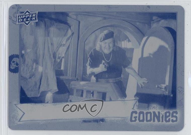 2024 Upper Deck The Goonies Printing Plate Cyan 1/1 I Said Outside #42 10ft