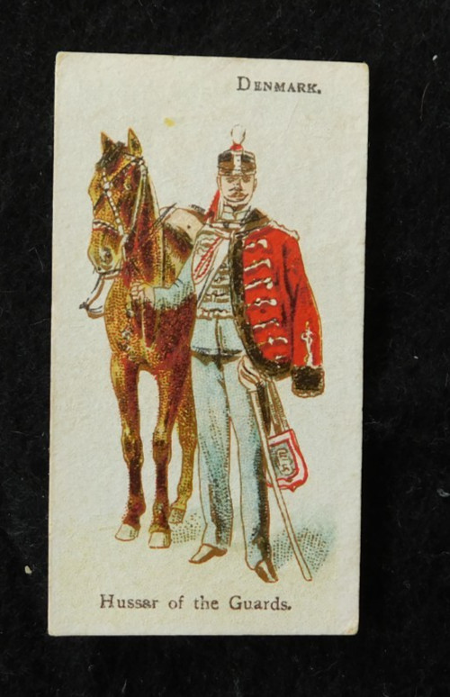 Hussar of the Guards Denmark Wills Cigarette Card - Soldiers of the World - 1902 Hussar of the Guards Denmark Wills Cigarette Card - Soldiers of the World - 1902