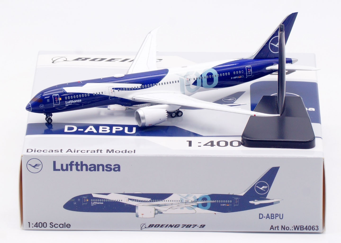 Lufthansa (100TH) / Boeing 787-9 / D-ABPU / WB4063 / 1:400
