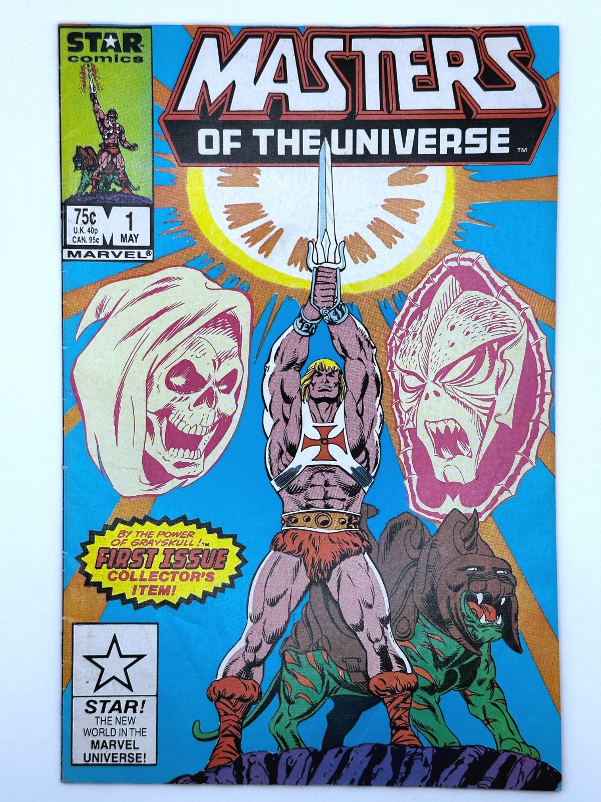 Masters of the Universe #1 Marvel Star Comics 1986 He-Man Hordak Direct Edition