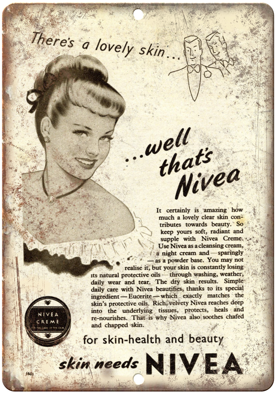 Nivea Skin Cream Vintage Ad 12\