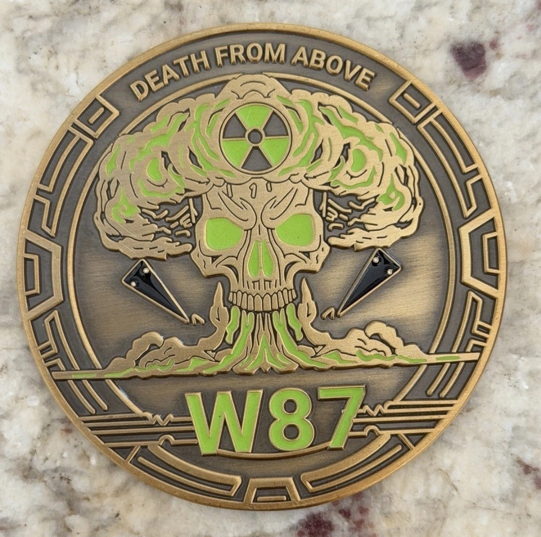 pantex Challenge Coin w87 Death From Above F.A.F.O. PX LLNL NNSA DOE KCNSC LANL 