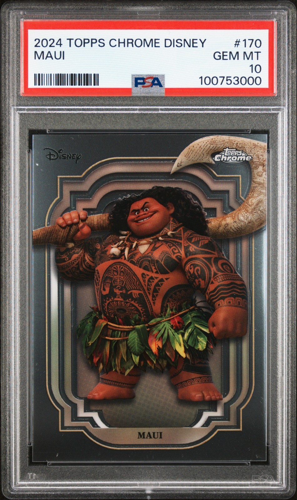 2024 Topps Chrome Disney | Maui #170 | PSA 10 GEM MT