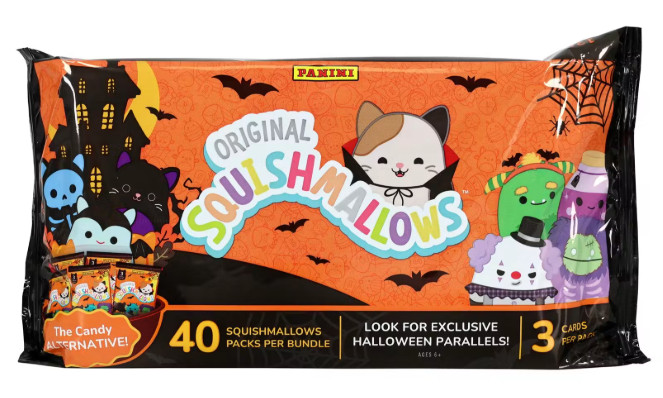 2025 PANINI SQUISHMALLOWS HALLOWEEN BUNDLE BOX - 40 Packs - 3 Cards Per Pack