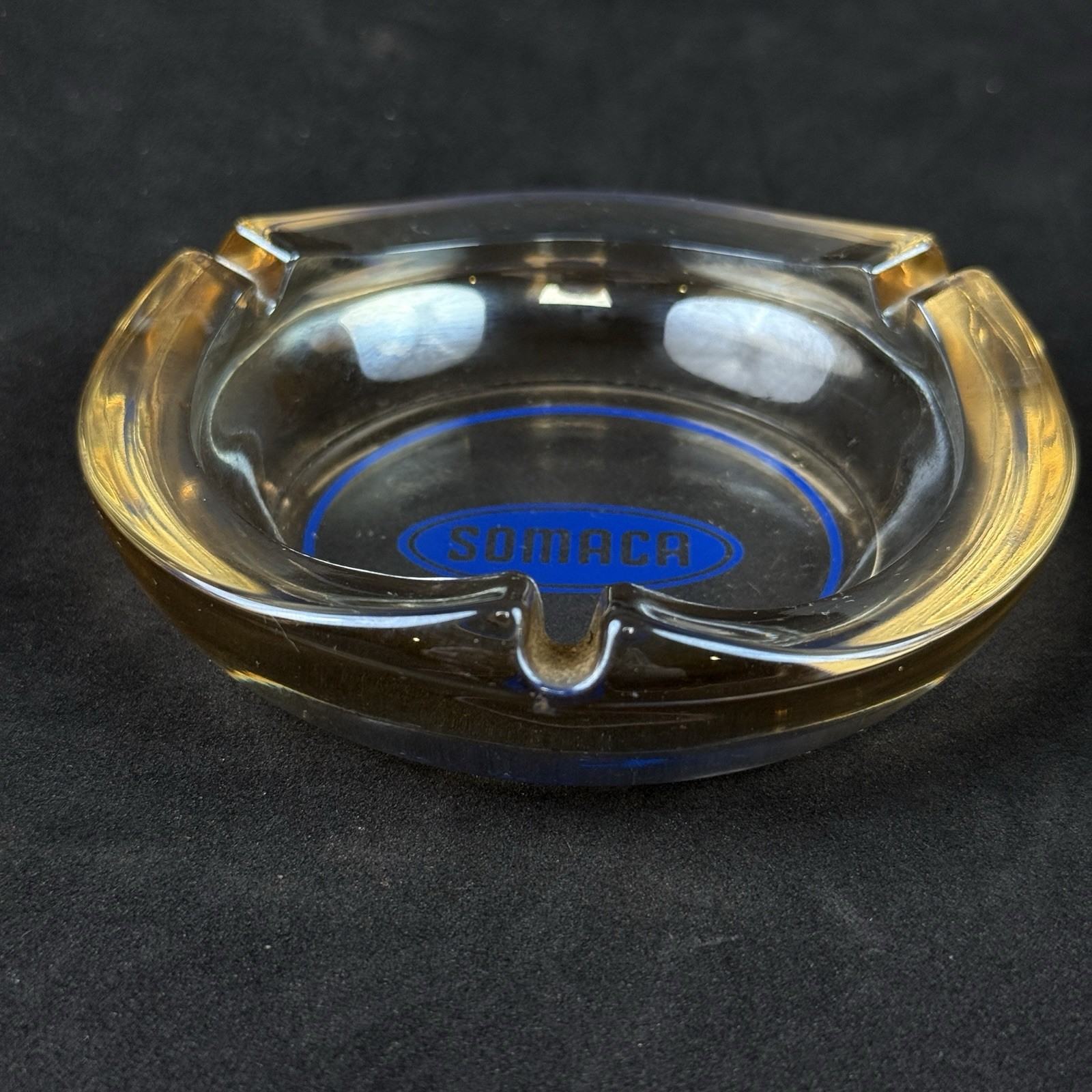 Vintage Somaca Sommer Maca Glass Ashtray