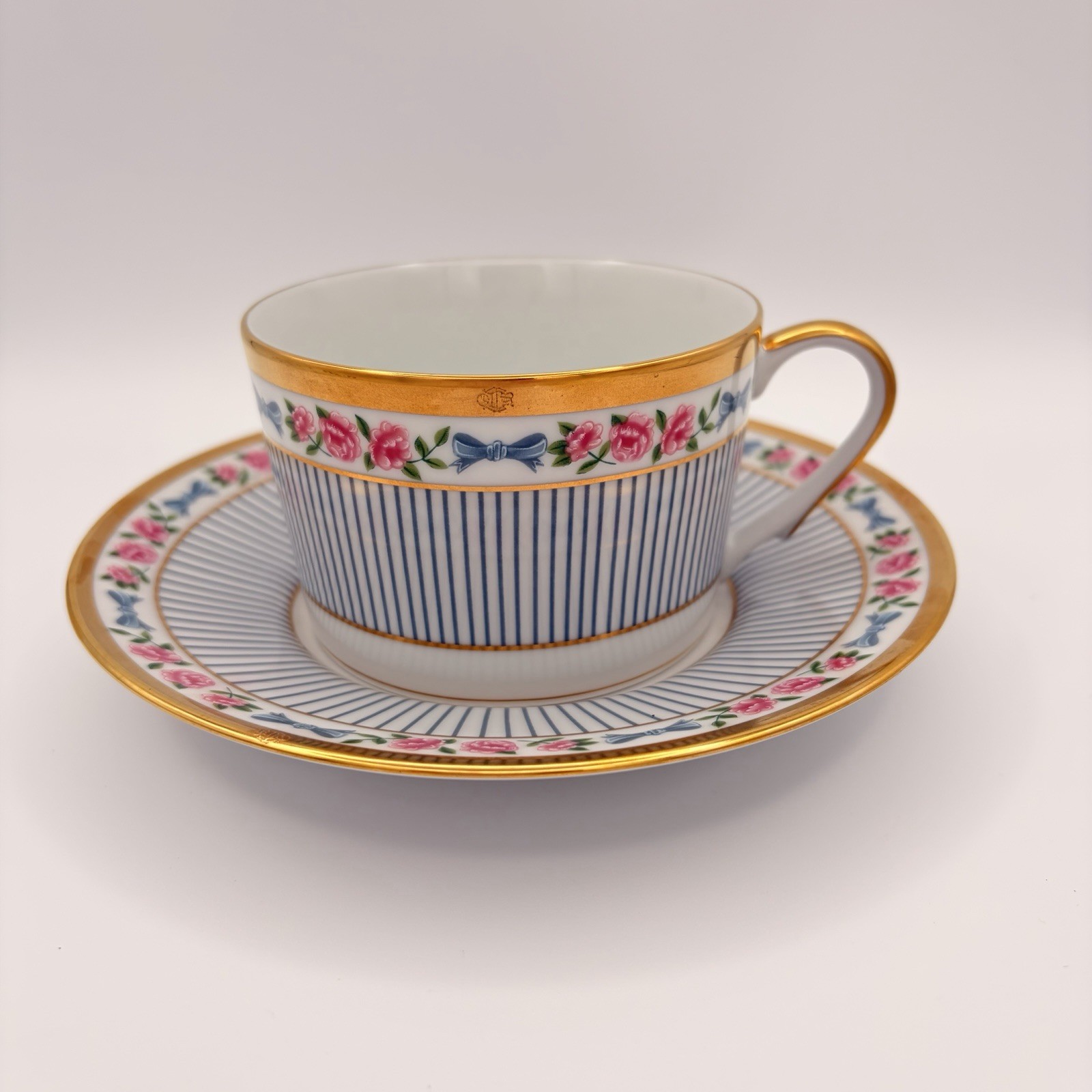 Christian Dior Dior Rose Cup & Saucer Fine China Made in Japan Discontinued