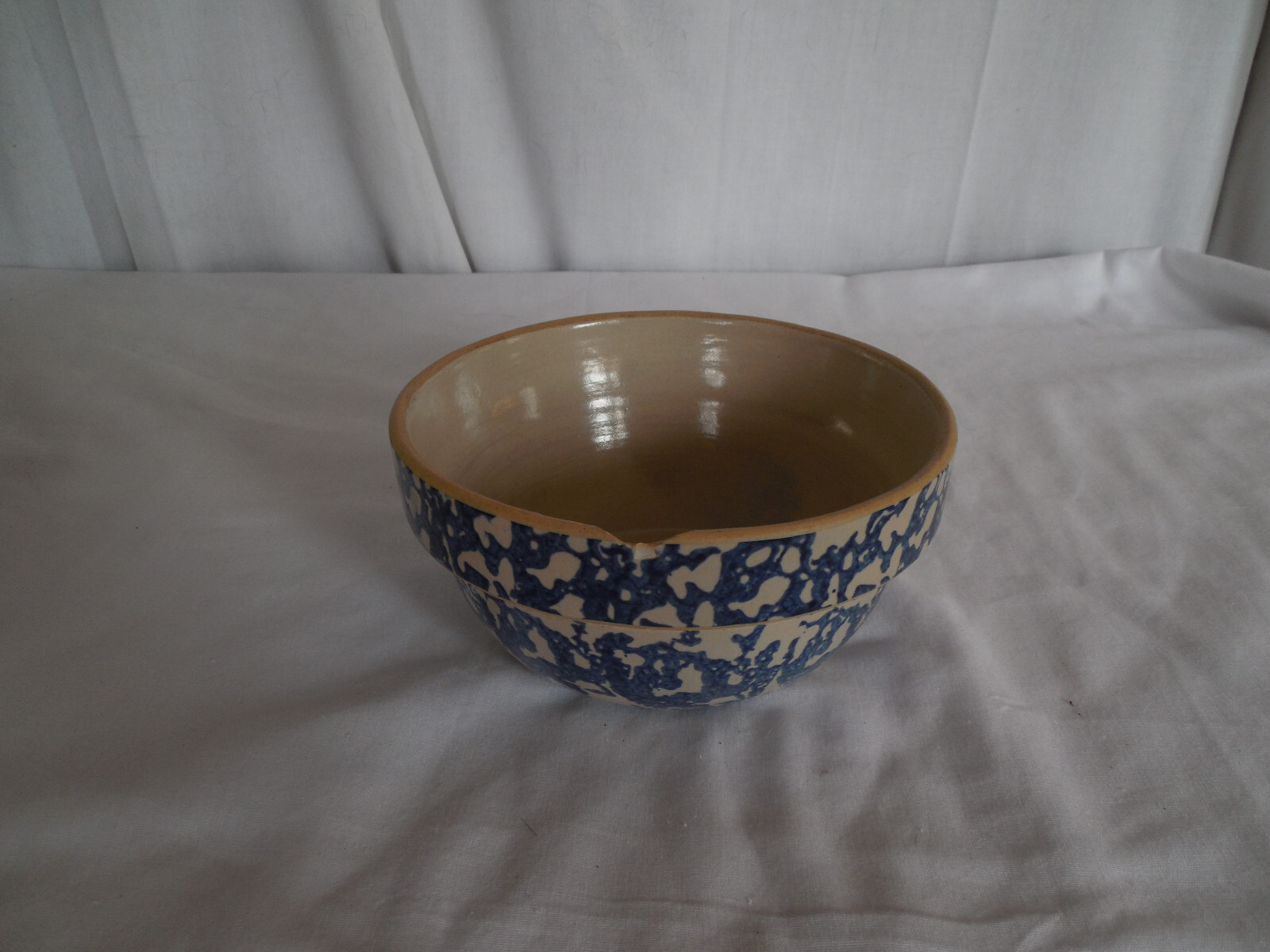 Blue spongeware bowl 6.5 Blue spongeware bowl 6.5